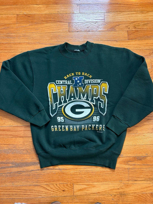 Vintage 90s NFL Green Bay Packer Super Bowl XXXI Champions Crewneck Sweater