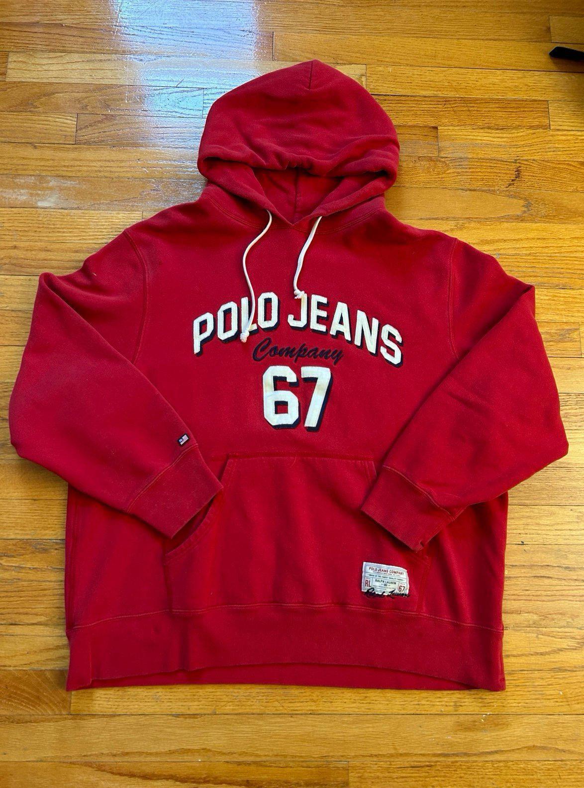 Vintage Polo Jeans Ralph Lauren Hoodie Sweater