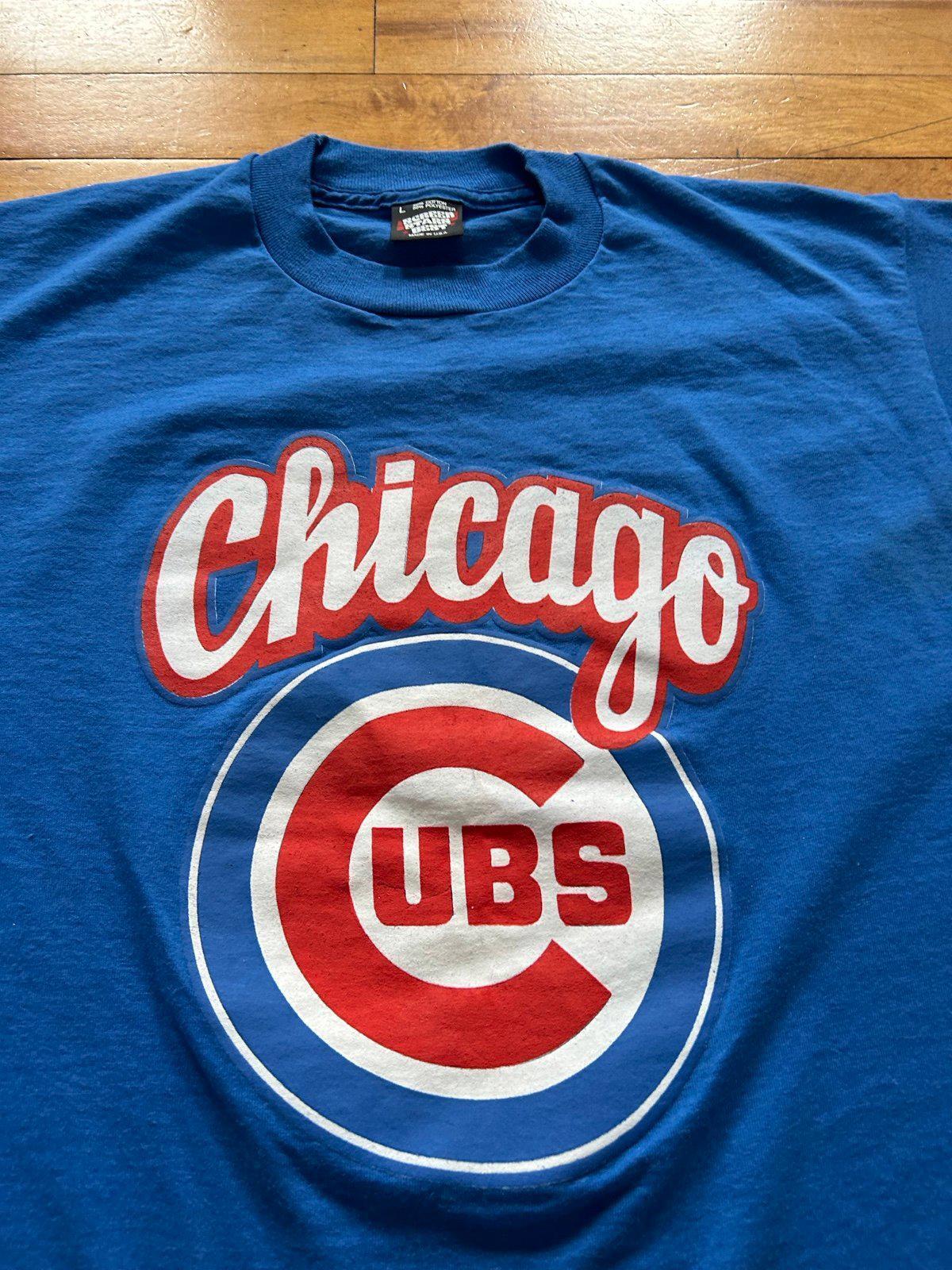 Vintage 80s MLB Chicago Cubs Single Stitch T-Shirt