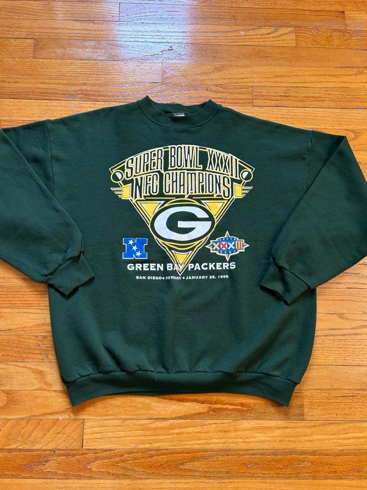 Vintage 90s NFL Green Bay Packer Super Bowl XXXI Champions Crewneck Sweater