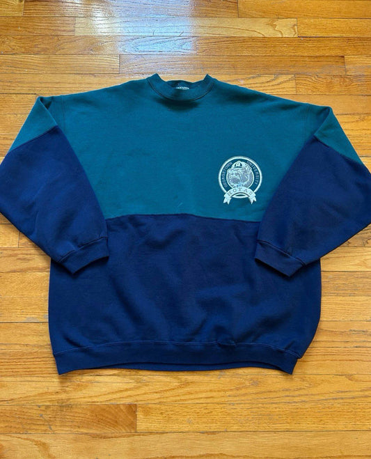 Vintage University of George Town Hoyas Bulldogs Crewneck