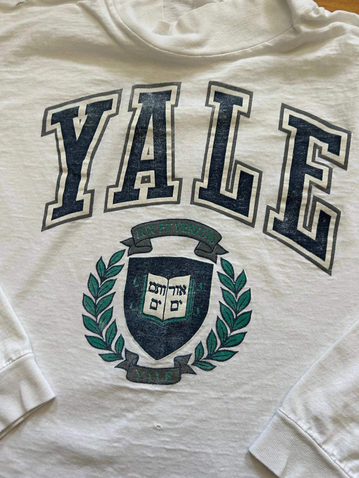 Vintage University of Yale Long Sleeve Single Stitch T-Shirt