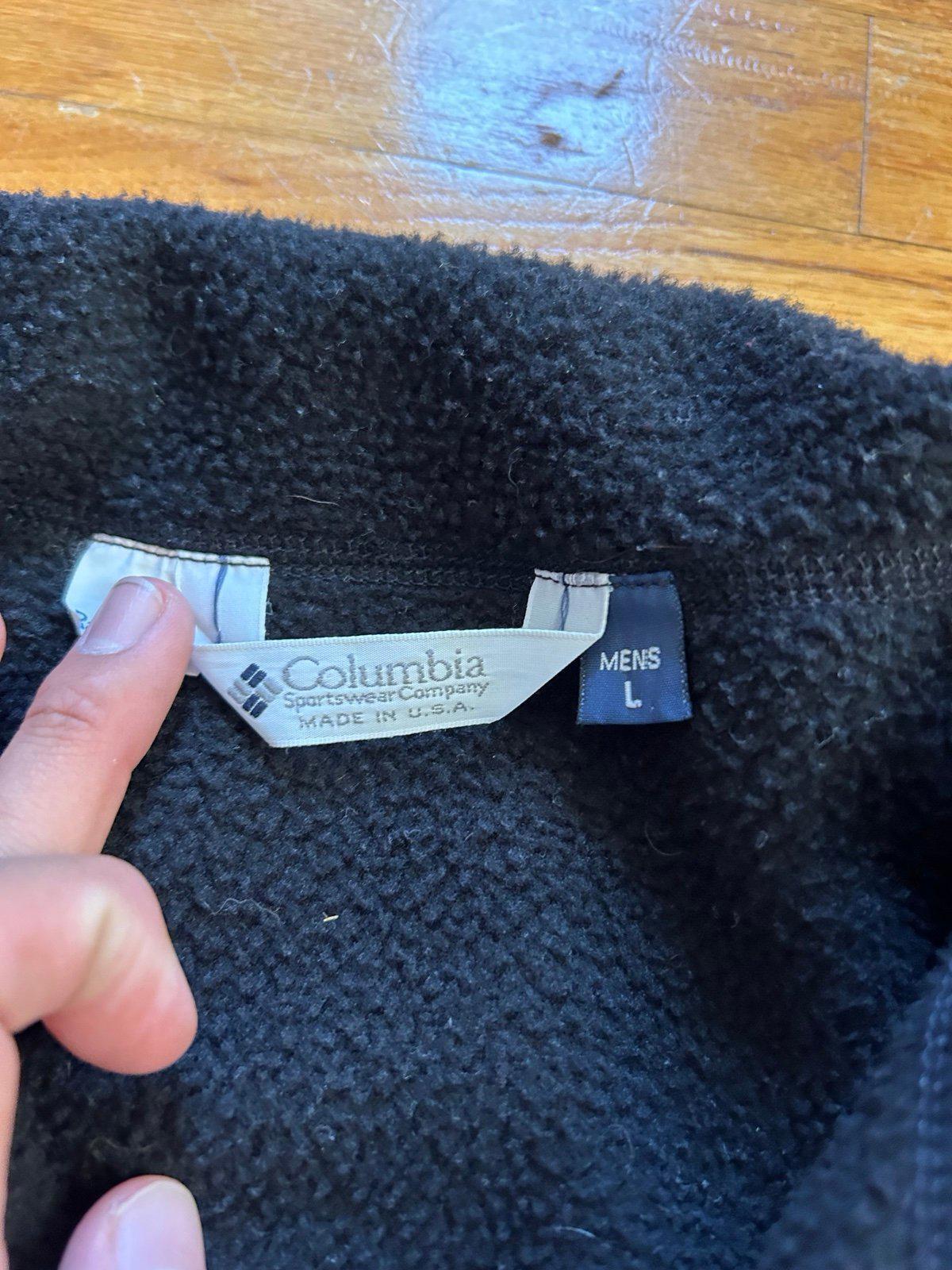 Vintage 90s Columbia Made in USA Fleece Sweater