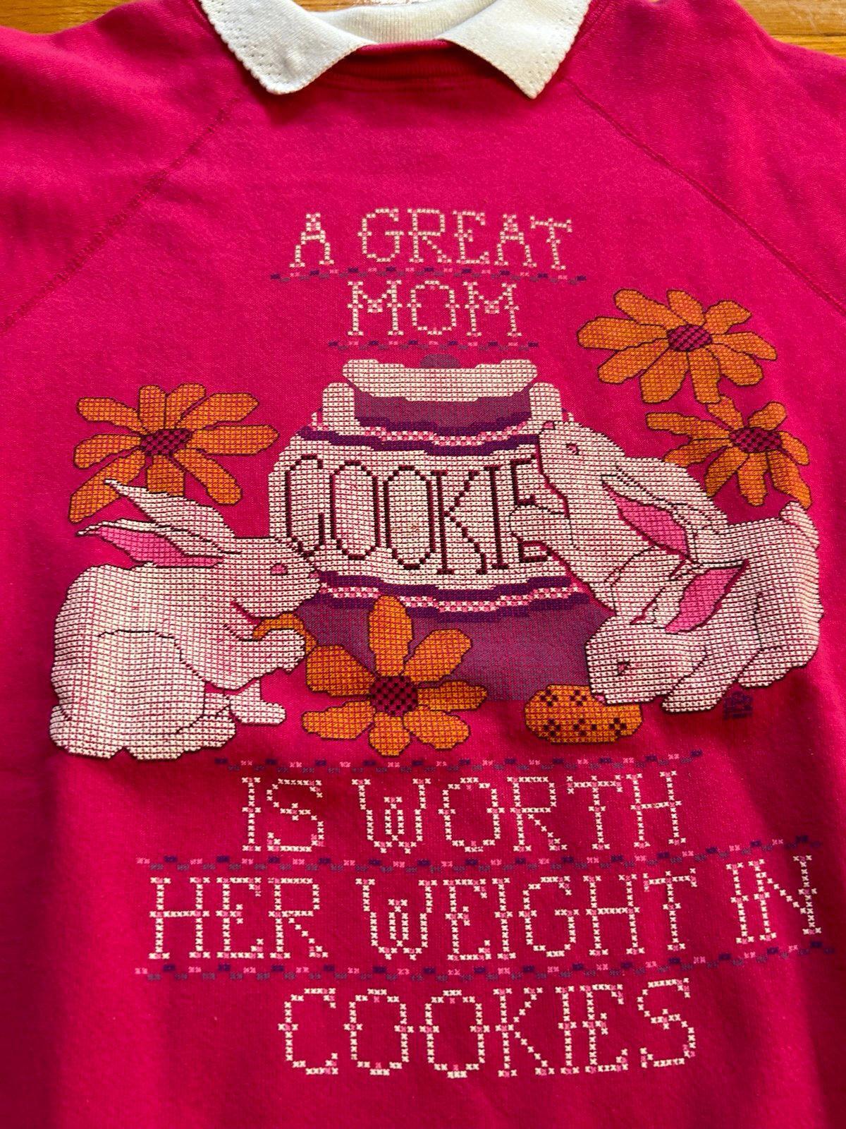 Vintage Mom Bunny's Cookies Crewneck