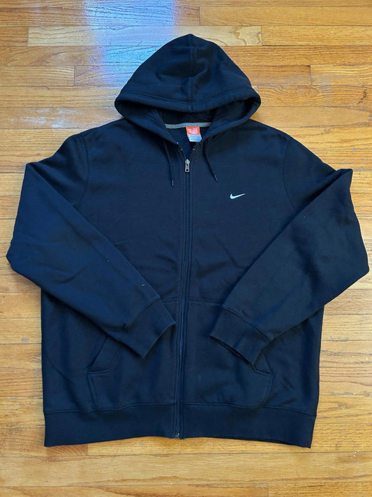 Vintage Nike Center Swoosh Zip up Hoodie Sweater