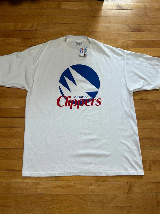 NWT Vintage 90s NBA San Diego Los Angeles Clippers Champion T-Shirt