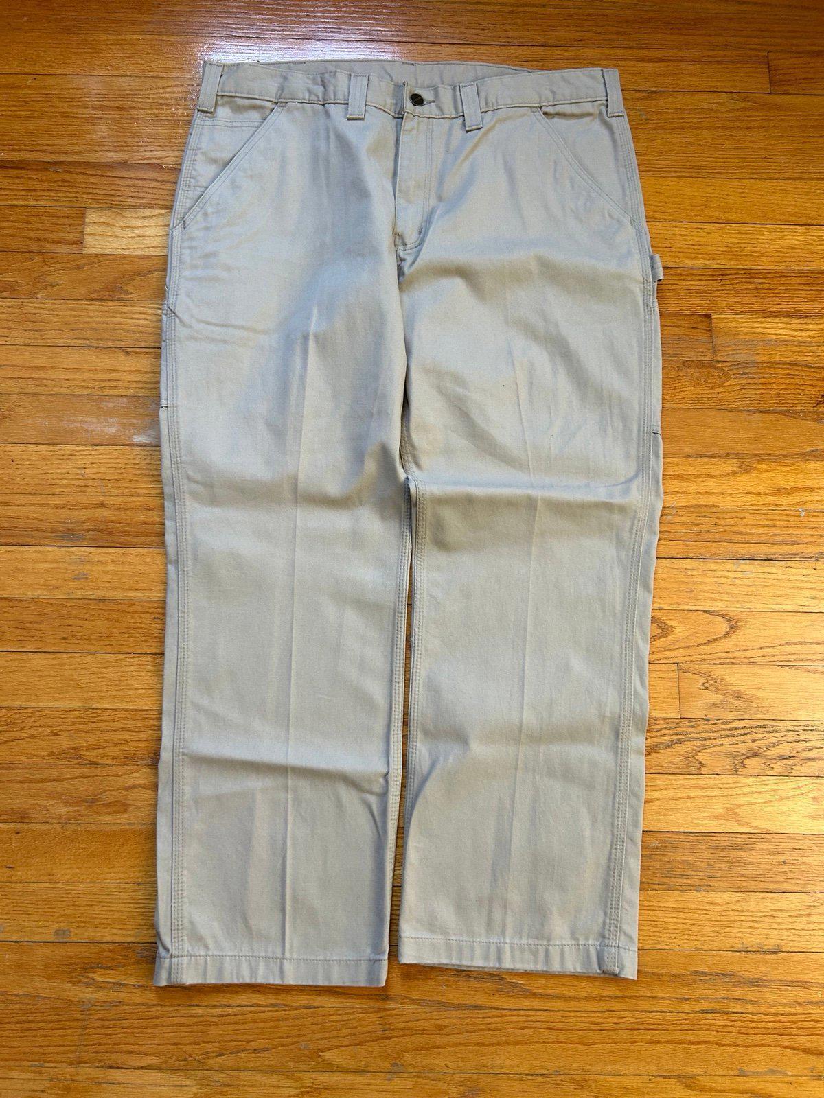 Vintage Carhartt Carpenter Khaki Pants 40x30