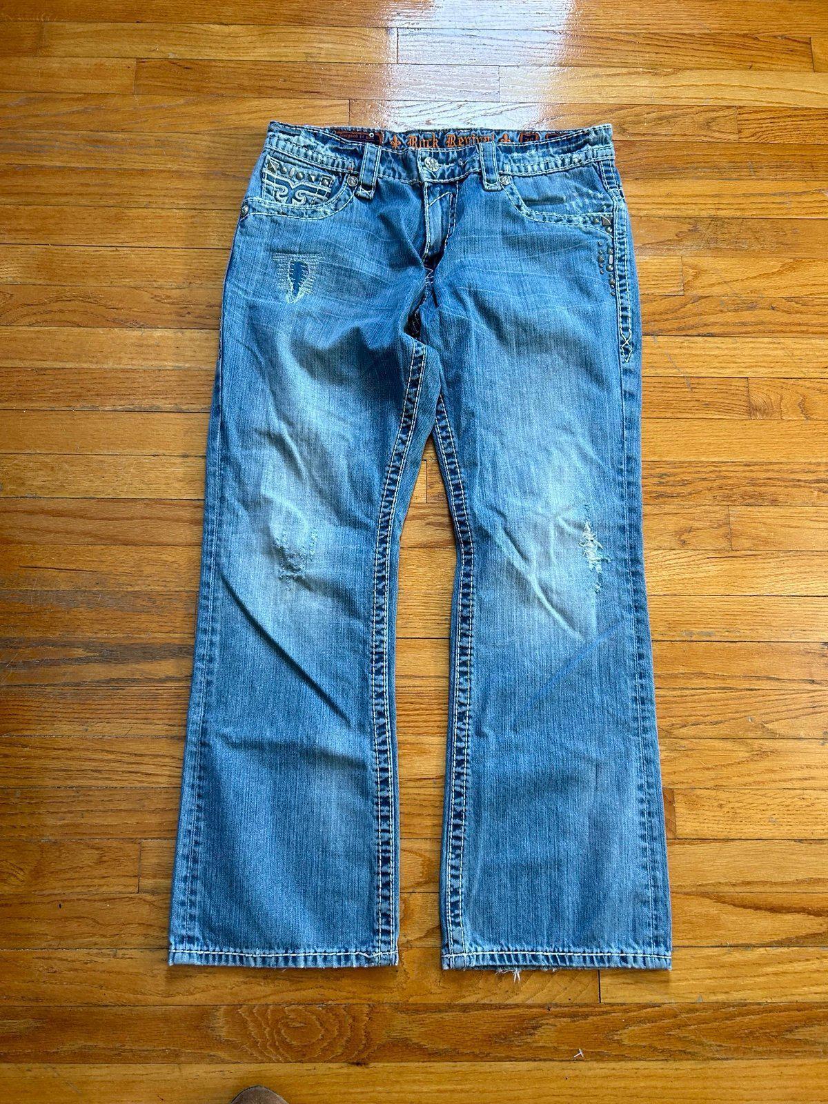 Rock Revival Jeans Mens Boot Cut 36