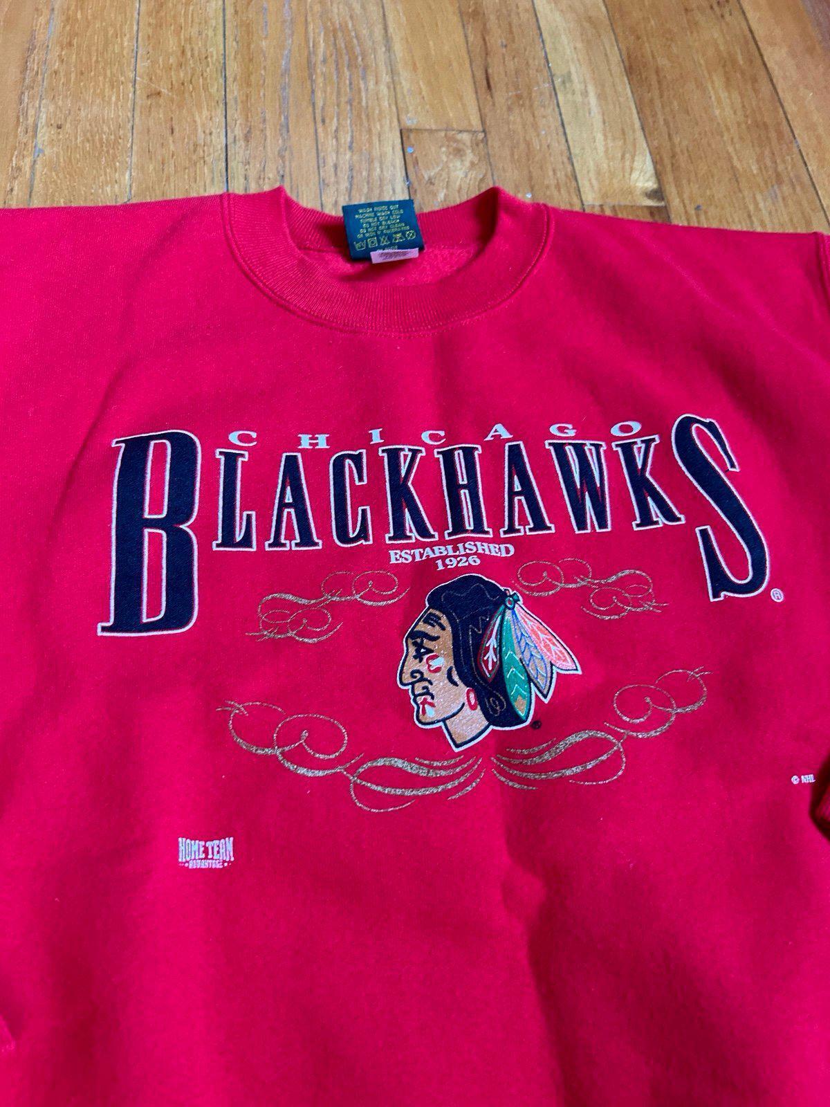 Vintage 90s NHL Chicago Blackhawks Hockey Crewneck