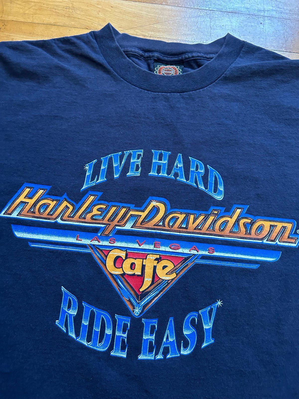 Vintage Harley Davidson Cafe Motorcycle Single Stitch T-Shirt