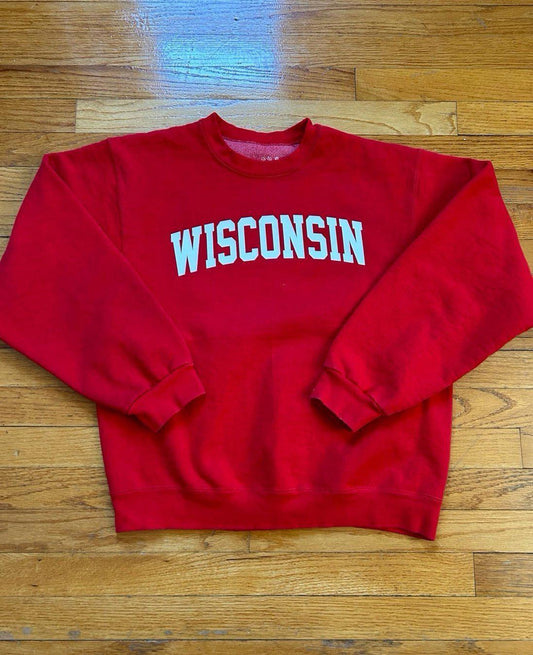 Vintage University of Wisconsin Badgers College NCAA Crewneck Sweater