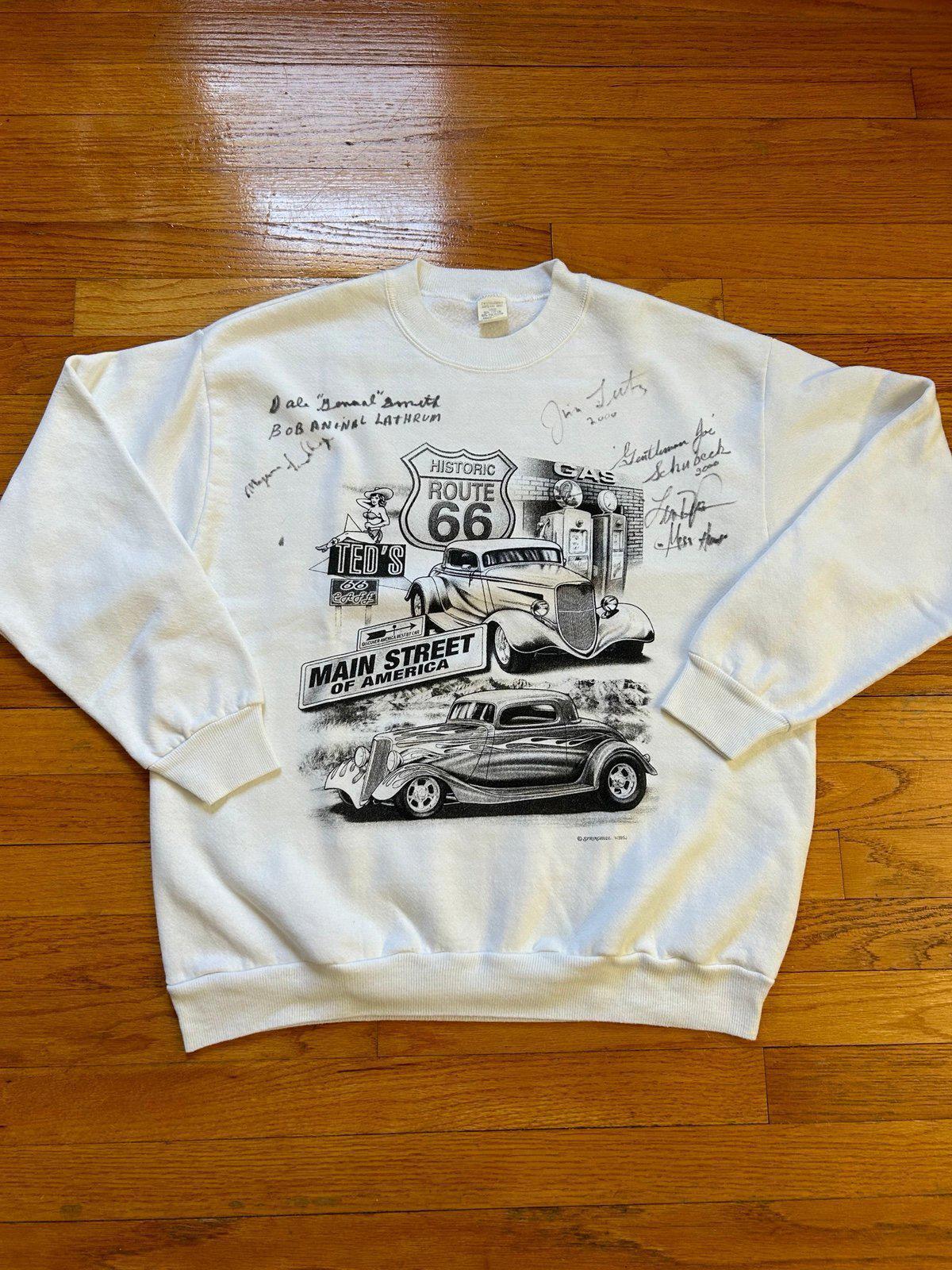 Vintage Main Street Route 66 Crewneck