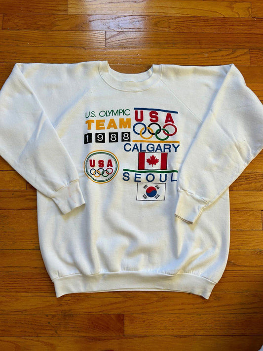 Vintage 1988 Seoul USA Olympics Crewneck