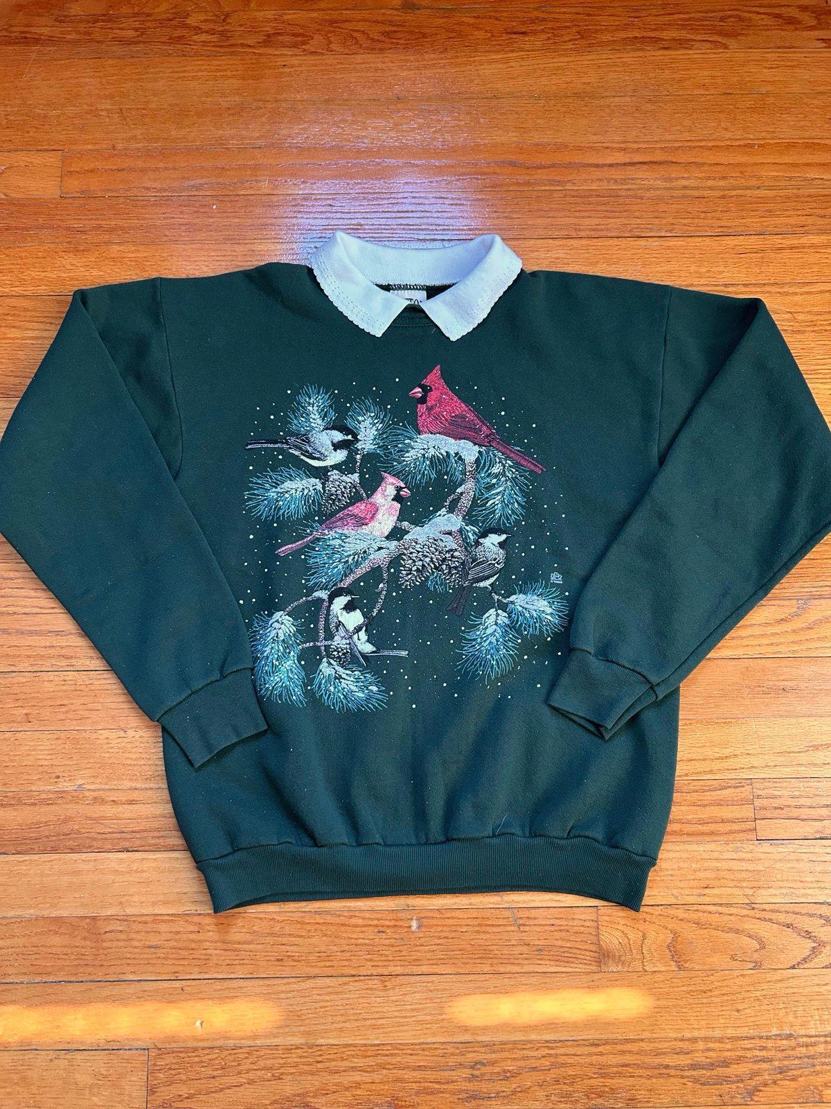 Vintage Christmas Winter Nature Crewneck