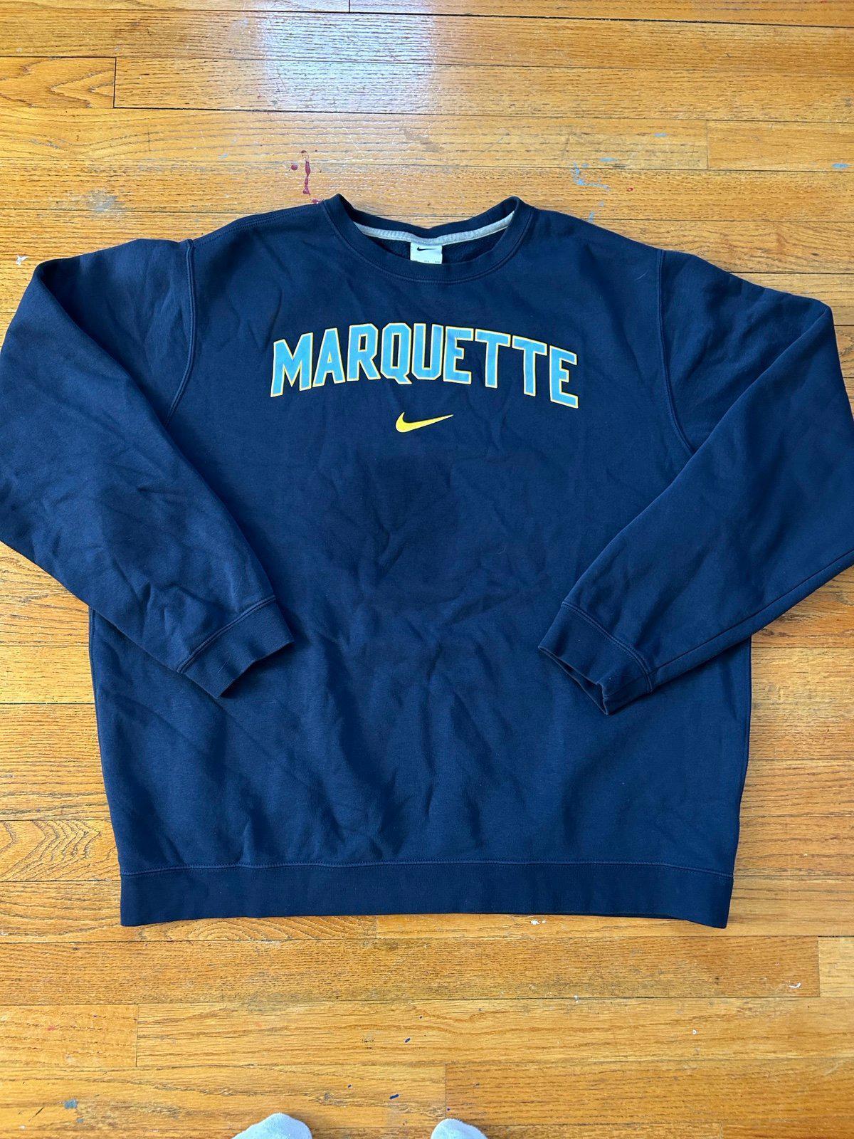 Nike University of Milwaukee Wisconsin Marquette Eagles Crewneck