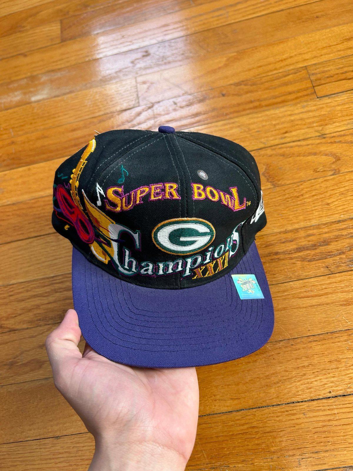 NWT Vintage 90s NFL Green Bay Packer Super Bowl XXXI Champions Hat