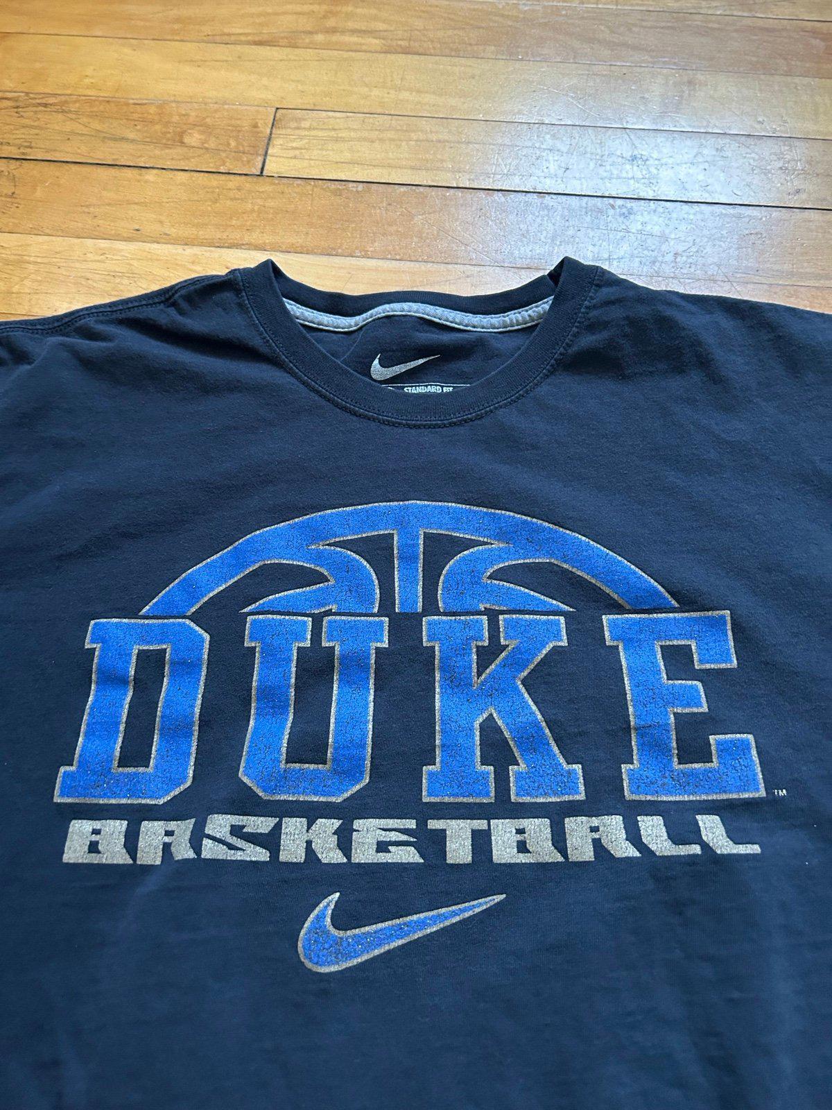 Vintage Black Nike University of Duke Blue Devils Basketball T-Shirt
