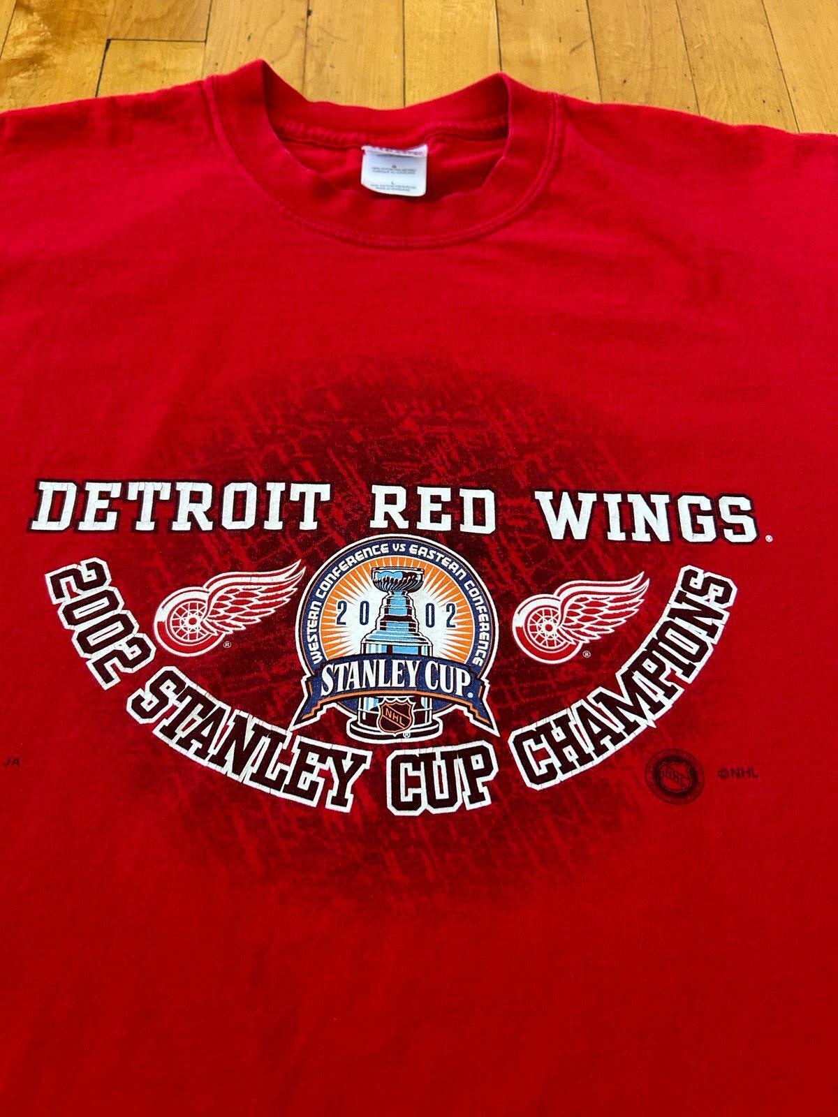 Vintage NHL Detroit Red Wings Stanley Cup Champions T-Shirt