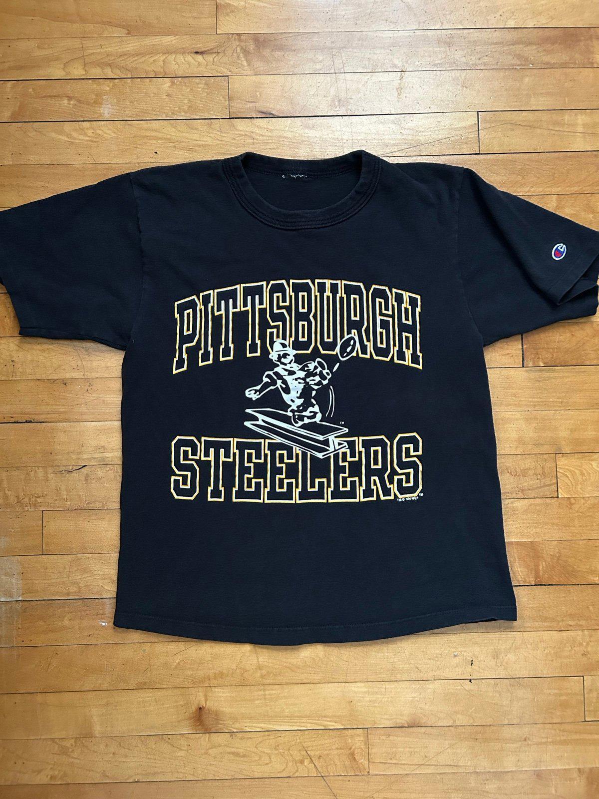 Vintage 1994 NFL Pittsburgh Steelers Champion Single Stitch T-Shirt