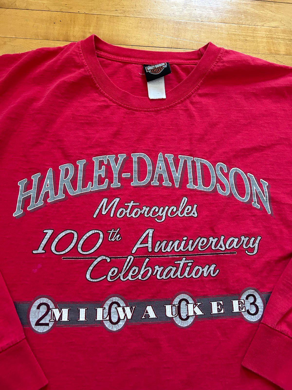 Vintage Harley Davidson Motorcycle Long Sleeve T-Shirt