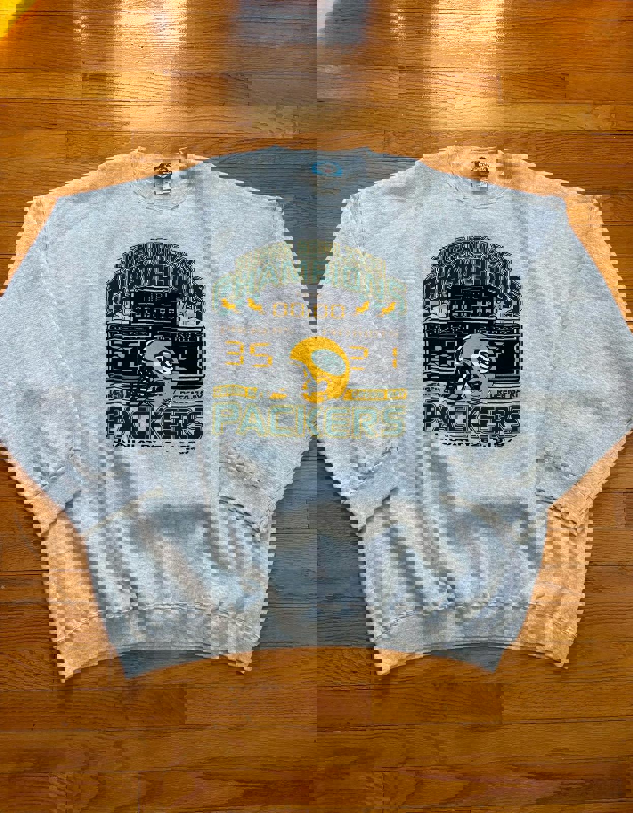 Vintage 90s NFL Green Bay Packer Super Bowl XXXI Champions Crewneck Sweater