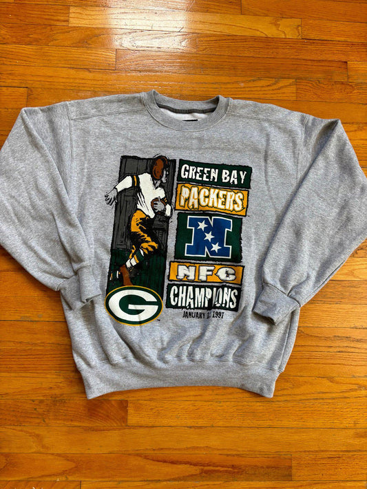 Vintage 90s NFL Green Bay Packer Crewneck Sweater