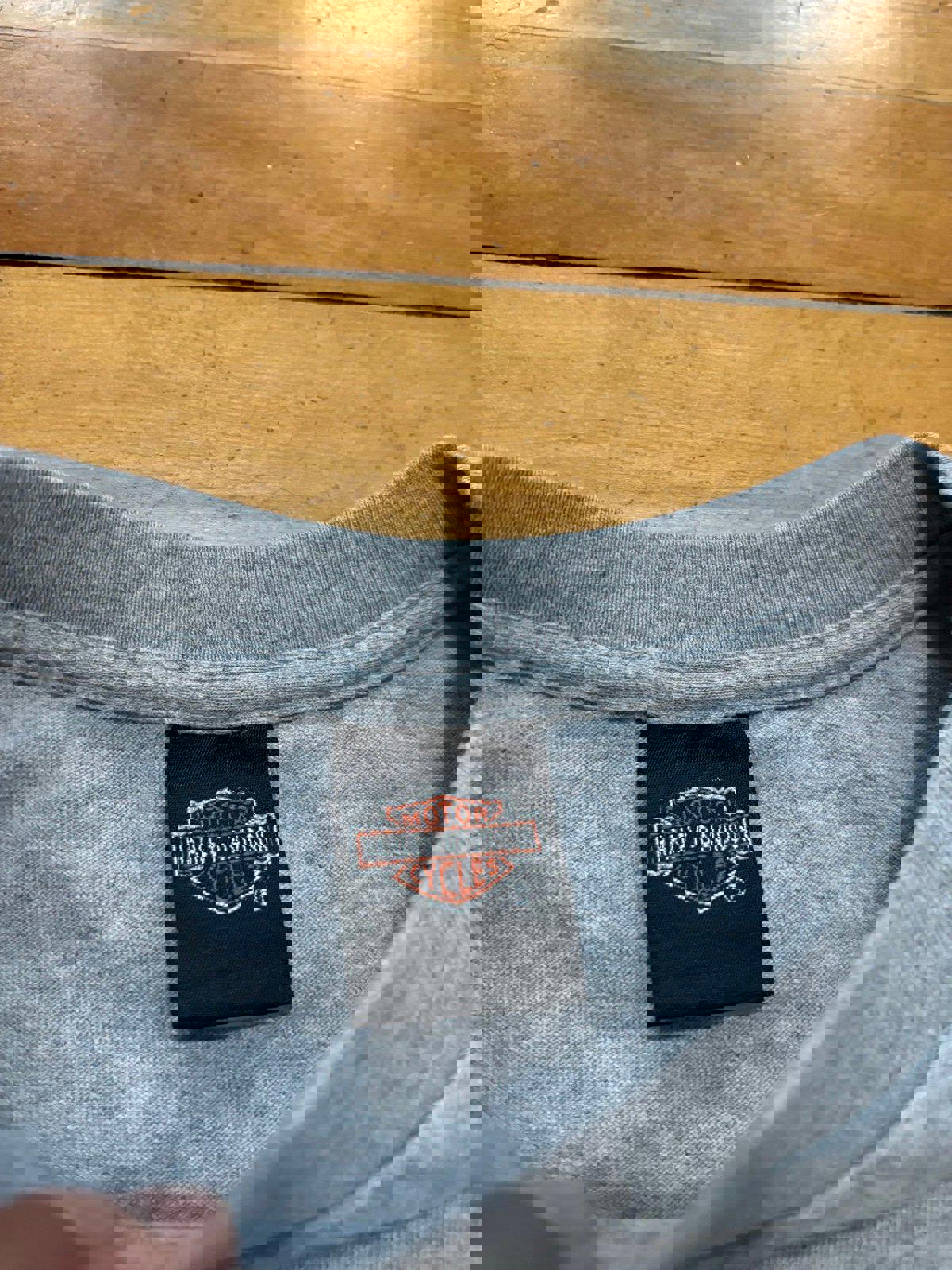 Vintage Harley Davidson Motorcycle Eagle Flames T-Shirt