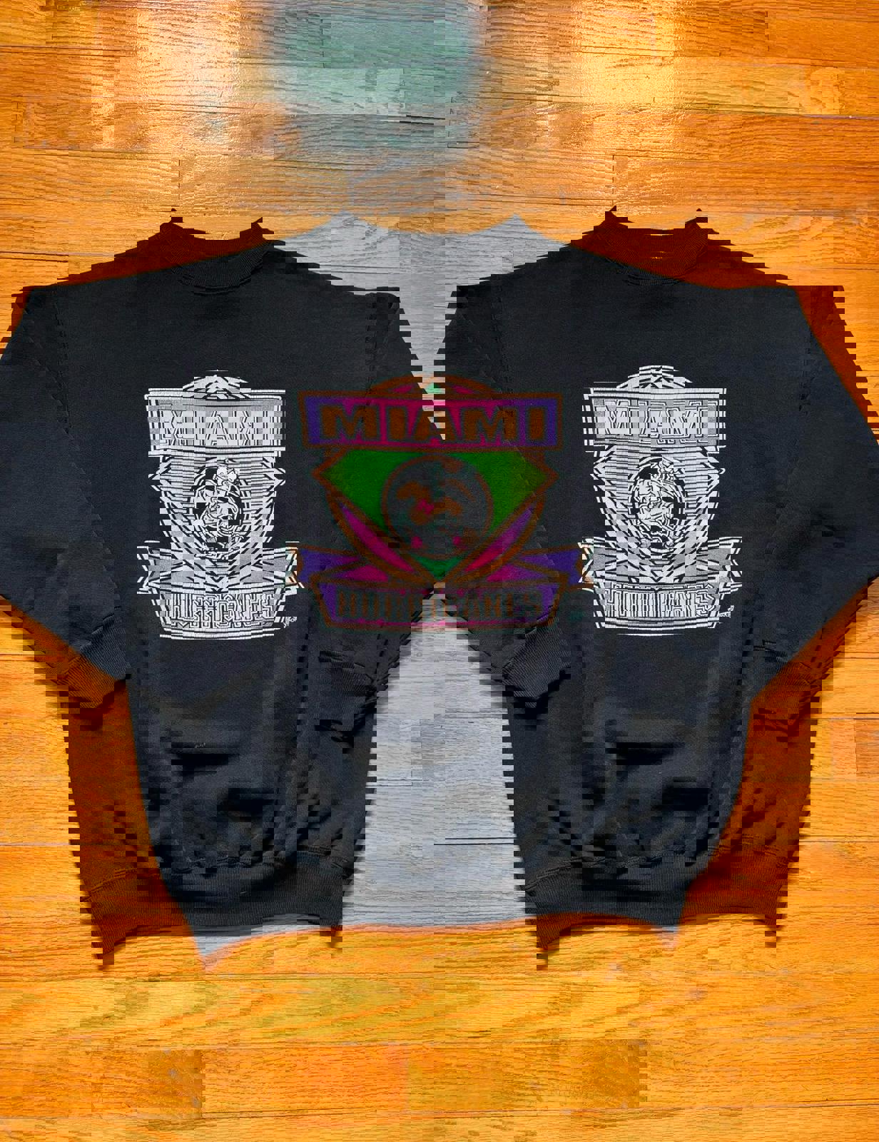 Vintage 90s University of Miami Hurricanes Crewneck