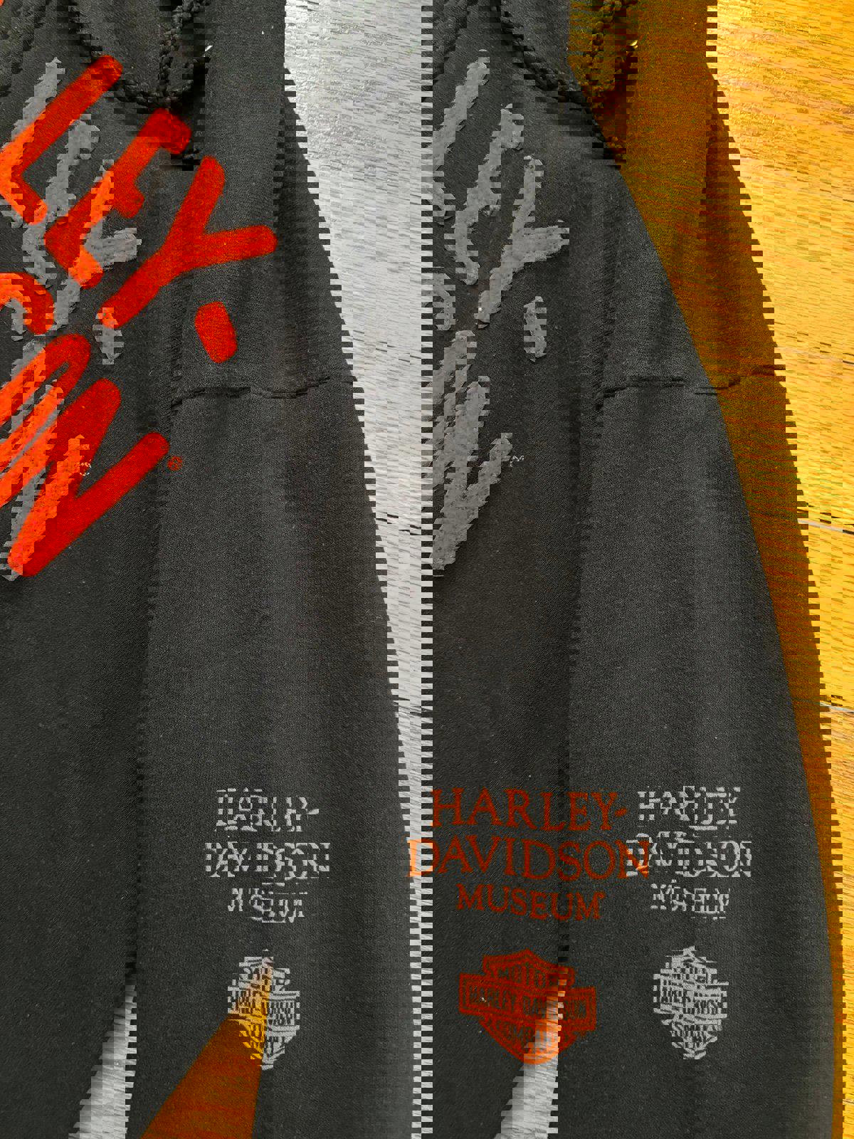 Harley Davidson Motorcycle Zip Up Hoodie