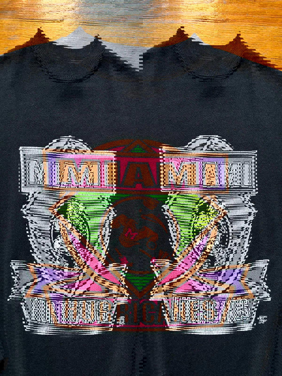 Vintage 90s University of Miami Hurricanes Crewneck