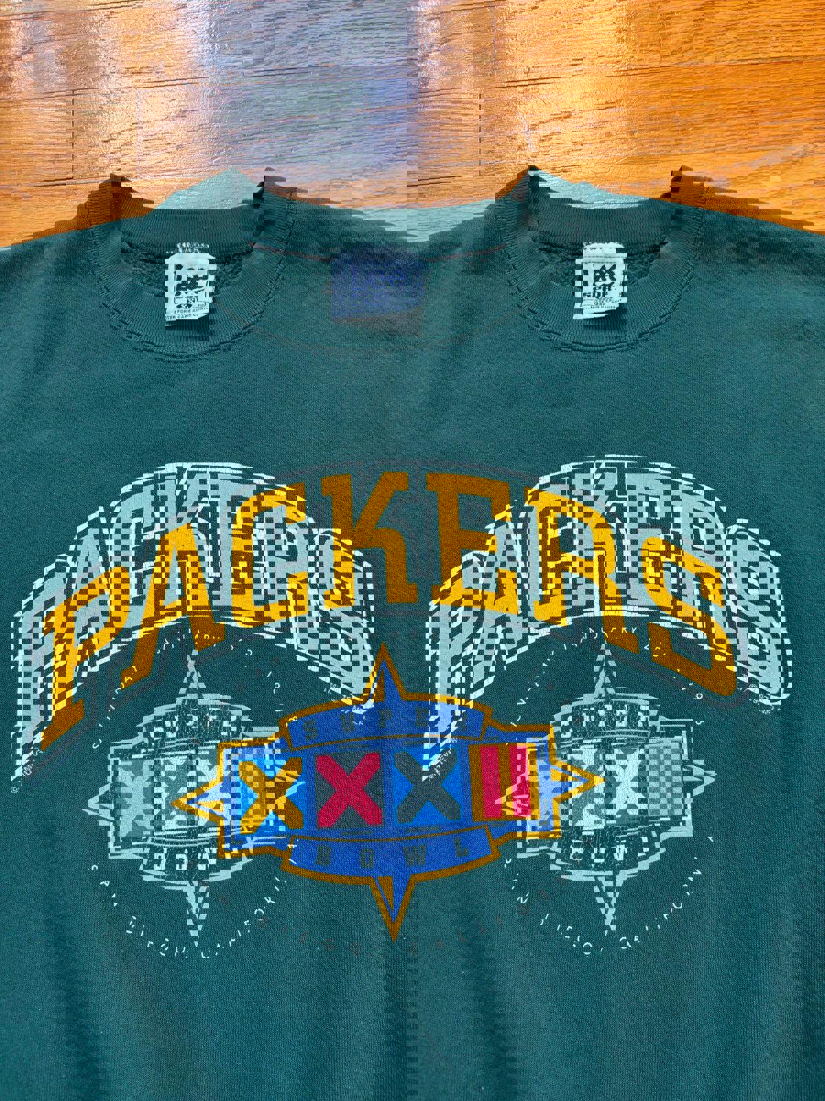 Vintage Green Bay Packers NFL Super Bowl XXXII NFC Champions Crewneck Sweater