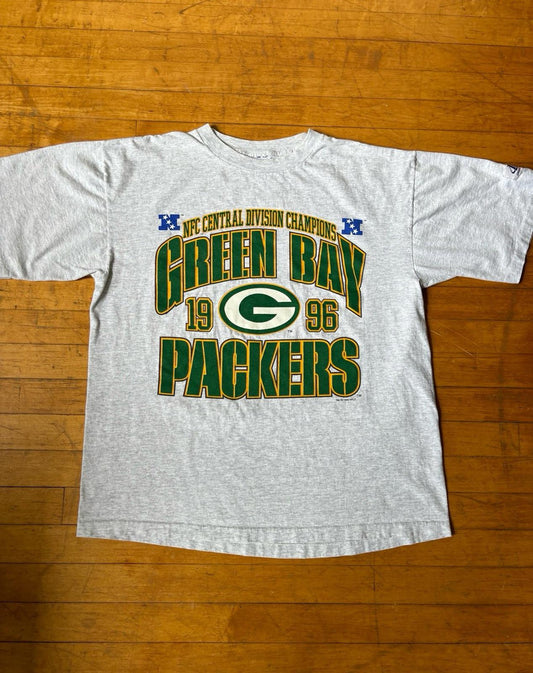 Vintage 90s NFL Green Bay Packers Super Bowl Champion T-Shirt