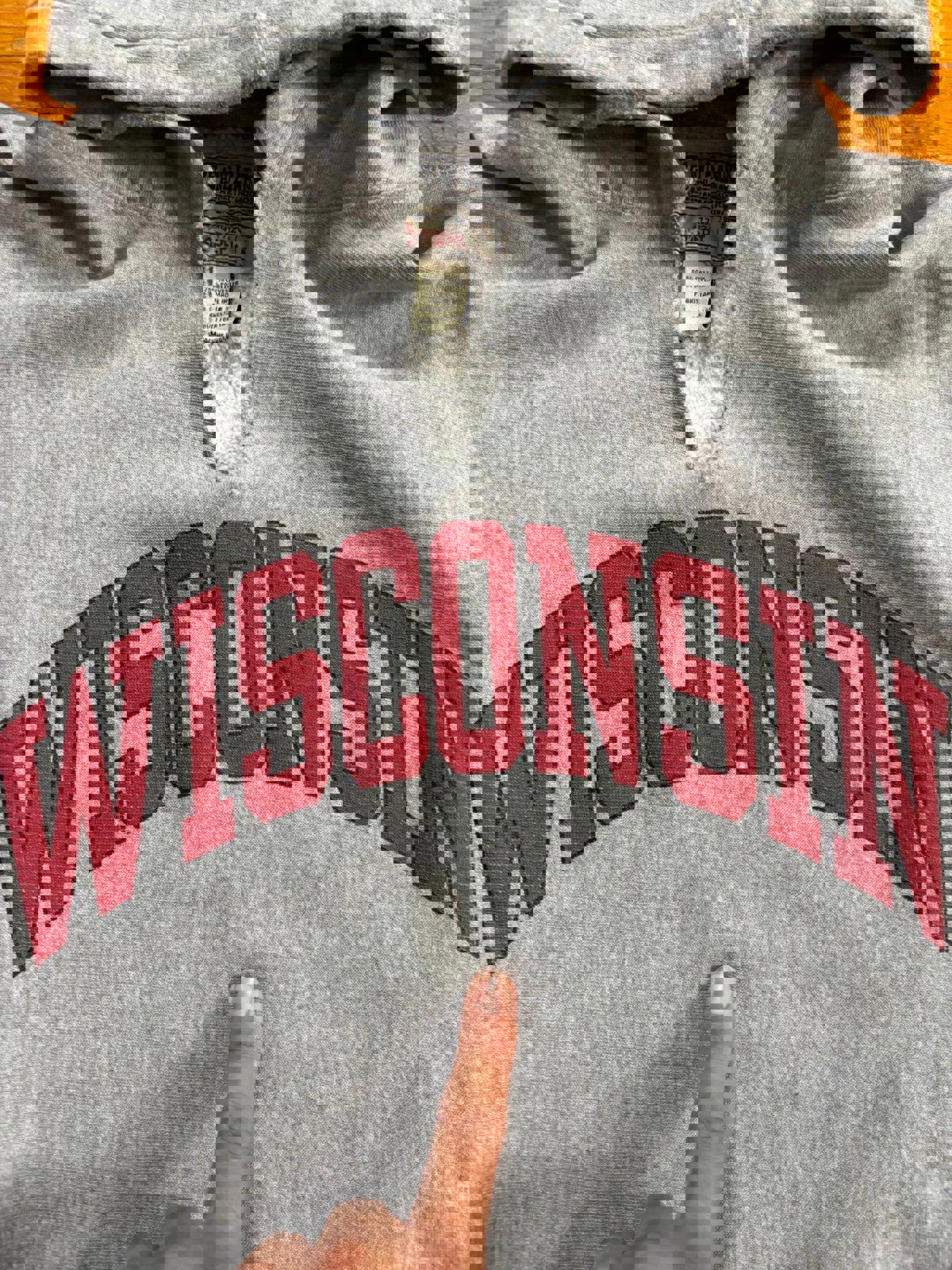 Vintage University of Wisconsin Badgers Hoodie Sweater