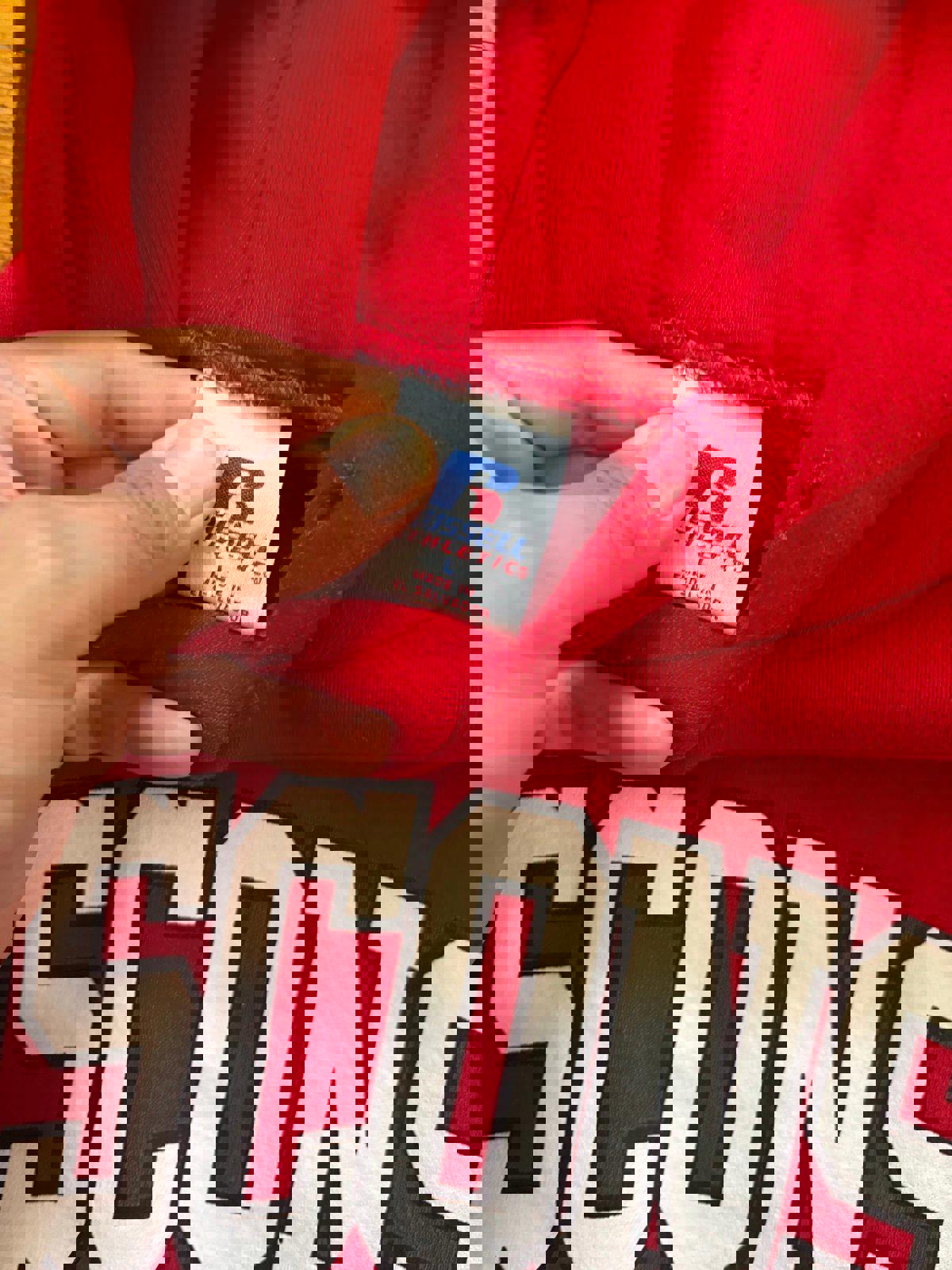 Vintage University of Wisconsin Badgers College NCAA Hoodie Sweater