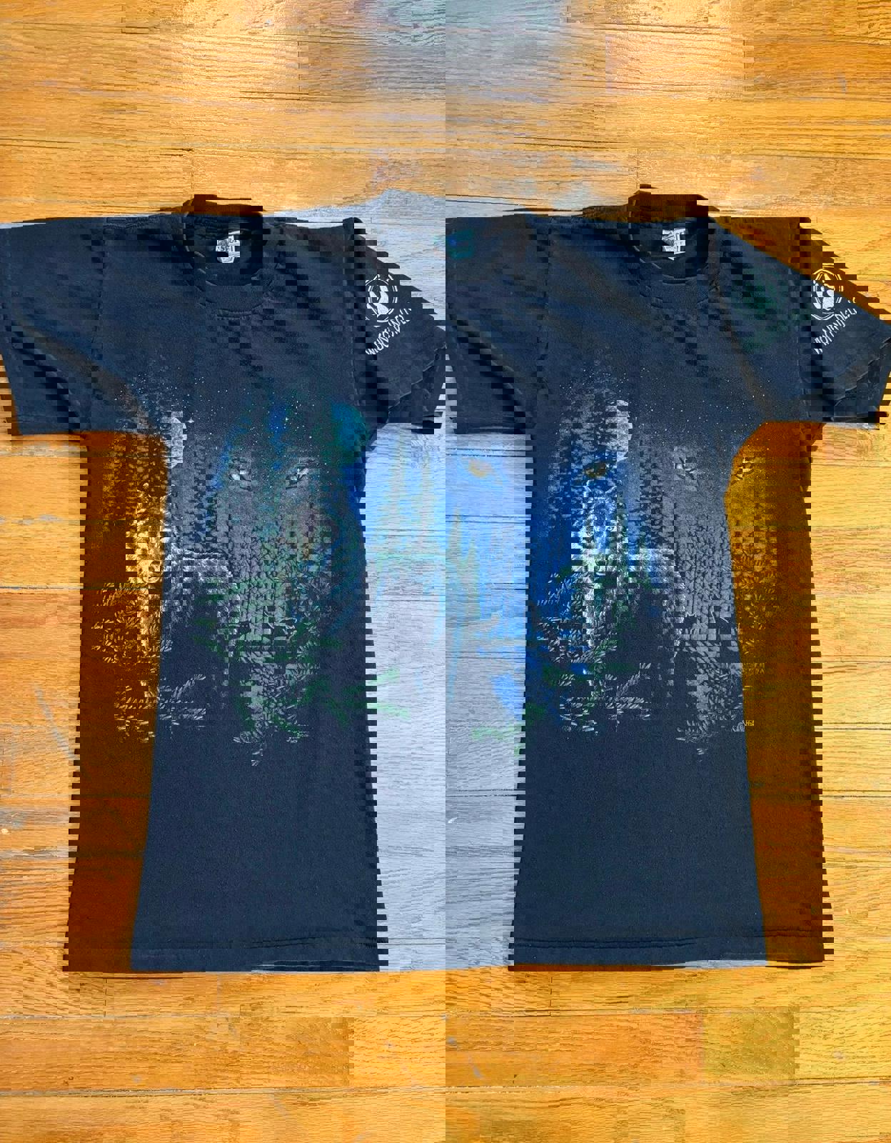 Vintage 90s Nature Wolf Wisconsin Dells T-Shirt