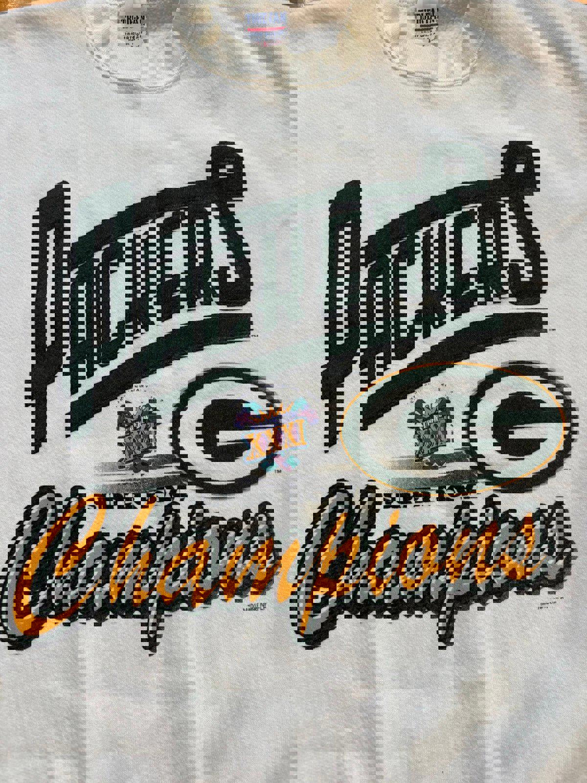Vintage 90s NFL Green Bay Packer Super Bowl XXXI Champions Crewneck Sweater