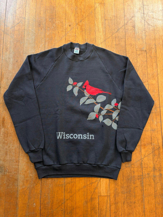 Vintage Wisconsin Up North Nature Crewneck Sweater
