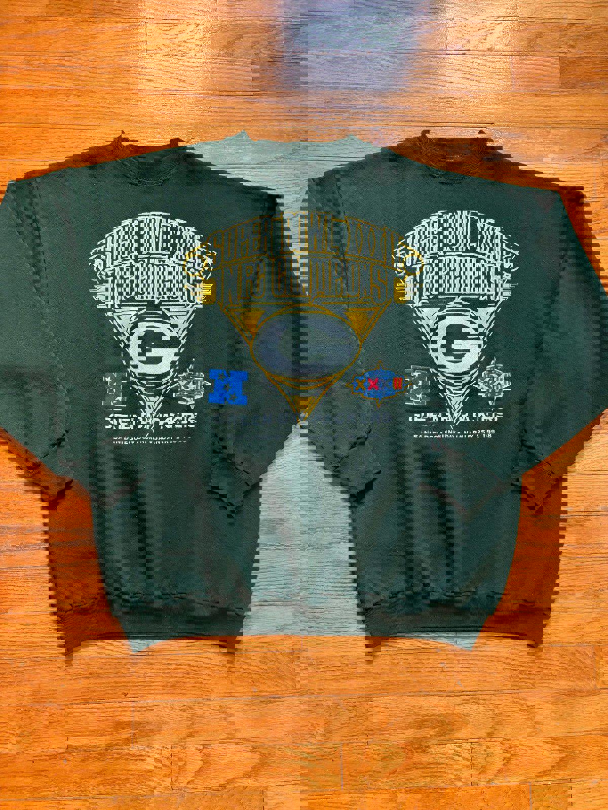 Vintage 90s NFL Green Bay Packer Super Bowl XXXI Champions Crewneck Sweater