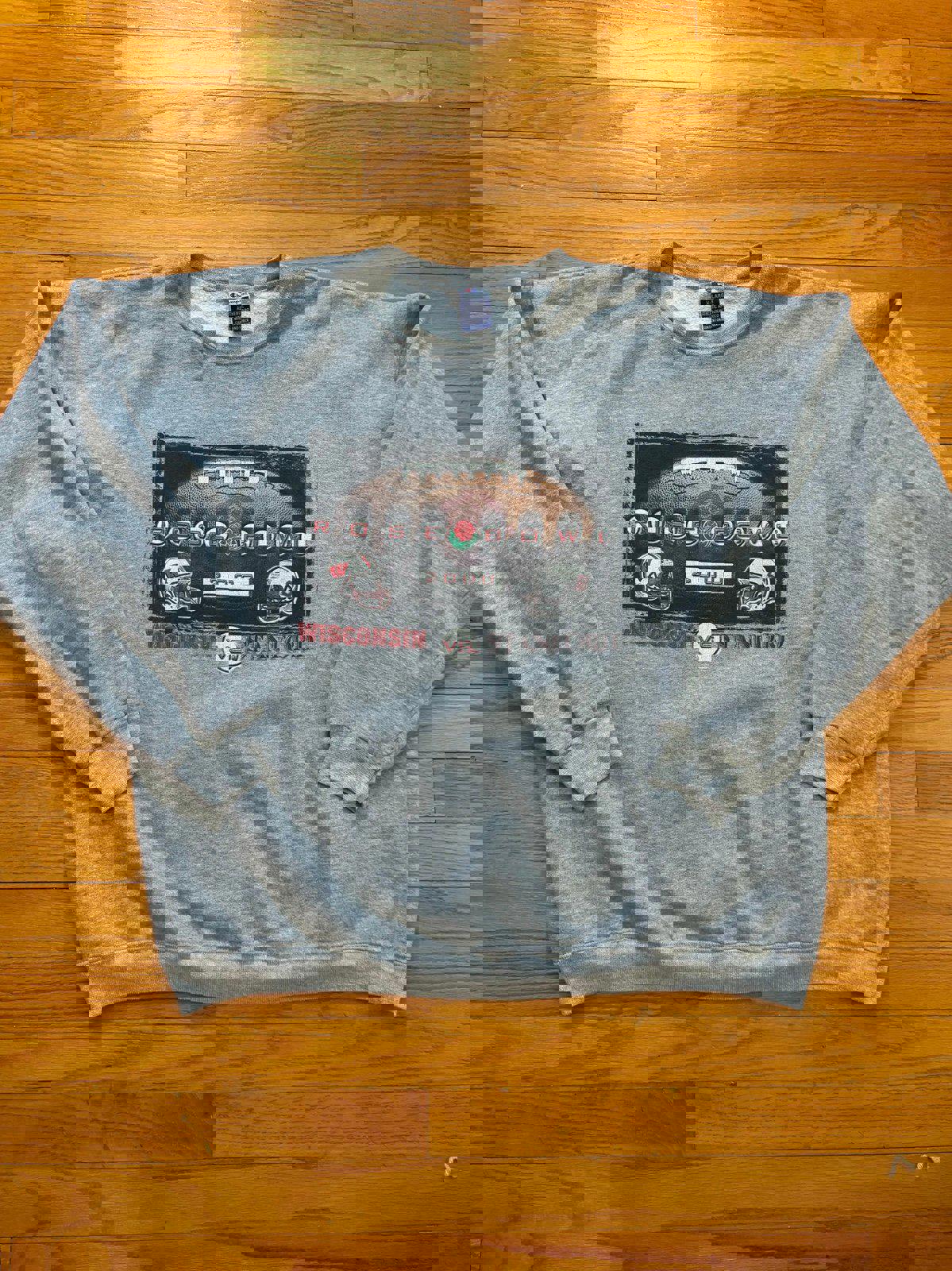 Vintage University of Wisconsin Badgers Rose Bowl Crewneck Sweater