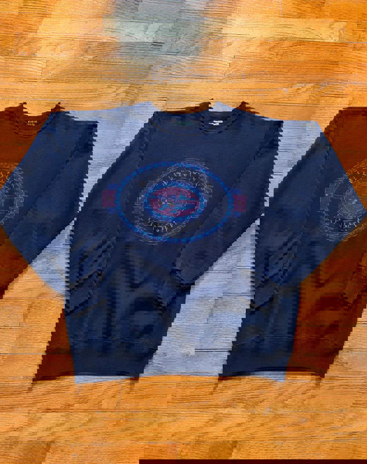 Vintage Wisconsin Up North Nature Crewneck Sweater