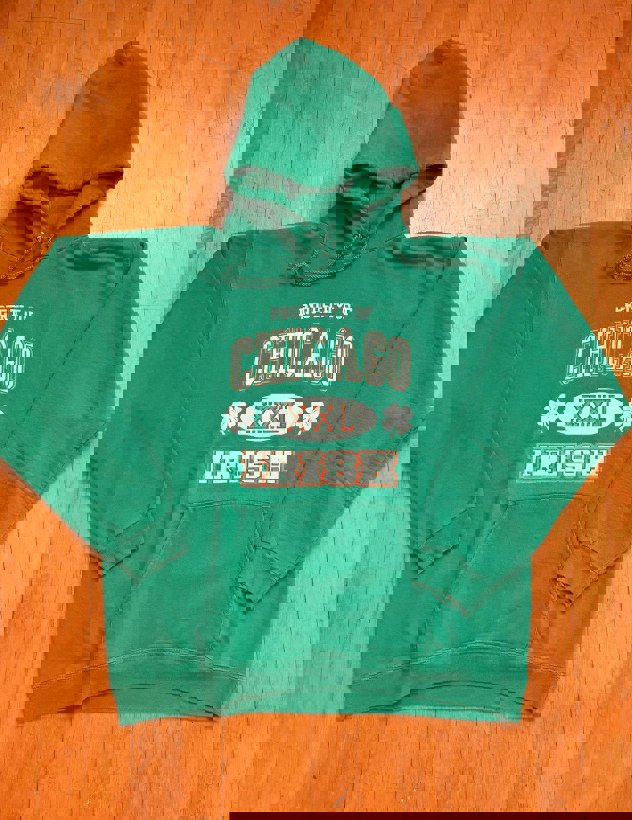 Vintage Chicago Irish St Patricks Day Hoodie