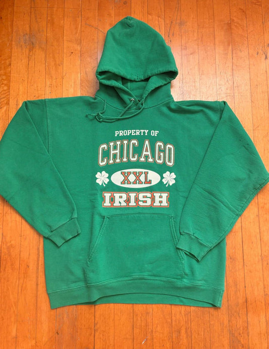 Vintage Chicago Irish St Patricks Day Hoodie