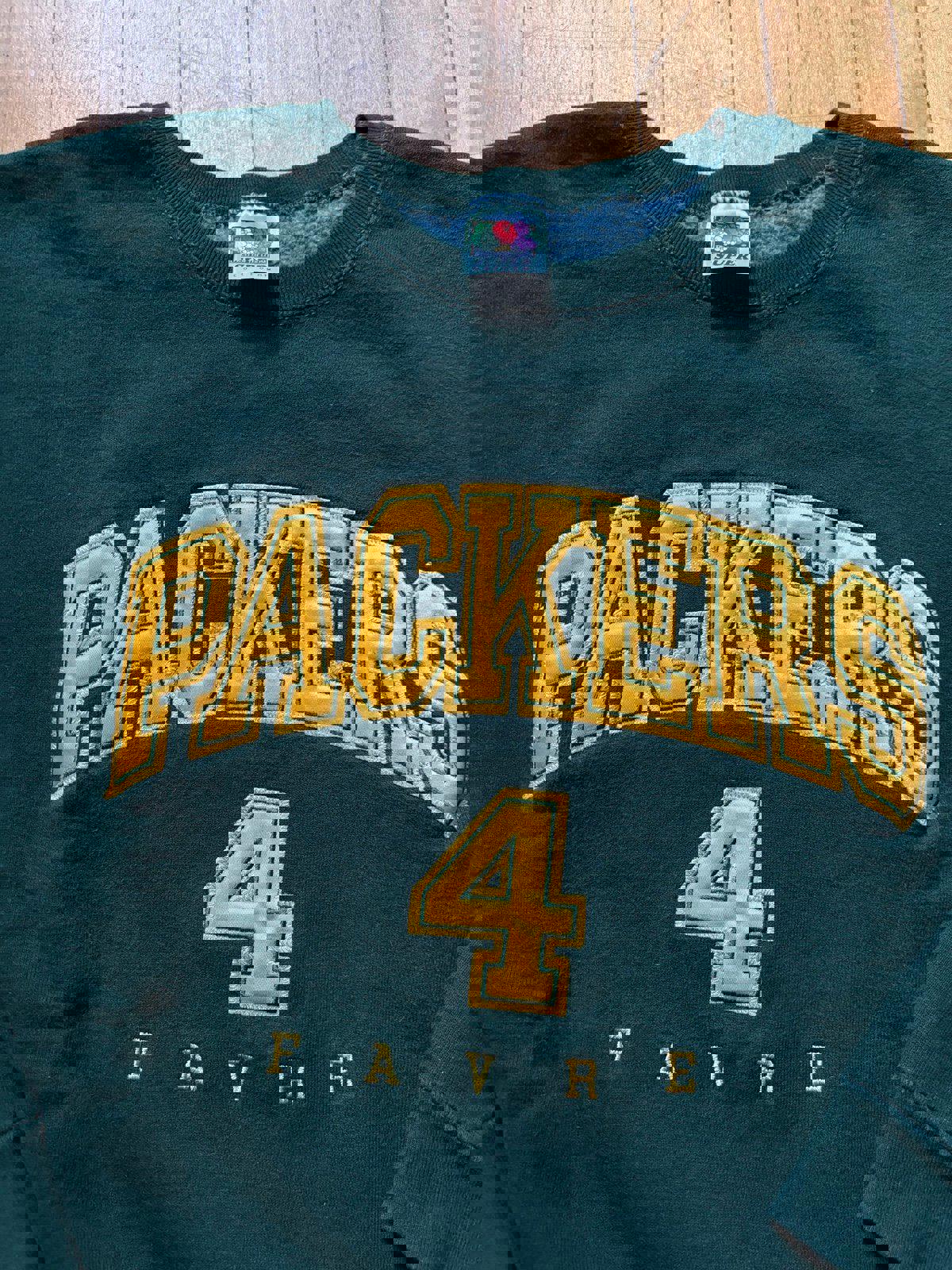 Vintage 90s NFL Green Bay Packers Brett Farve Crewneck Sweater