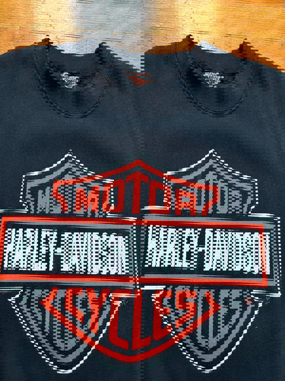 Vintage Harley Davidson Wisconsin Motorcycle Crewneck Sweater