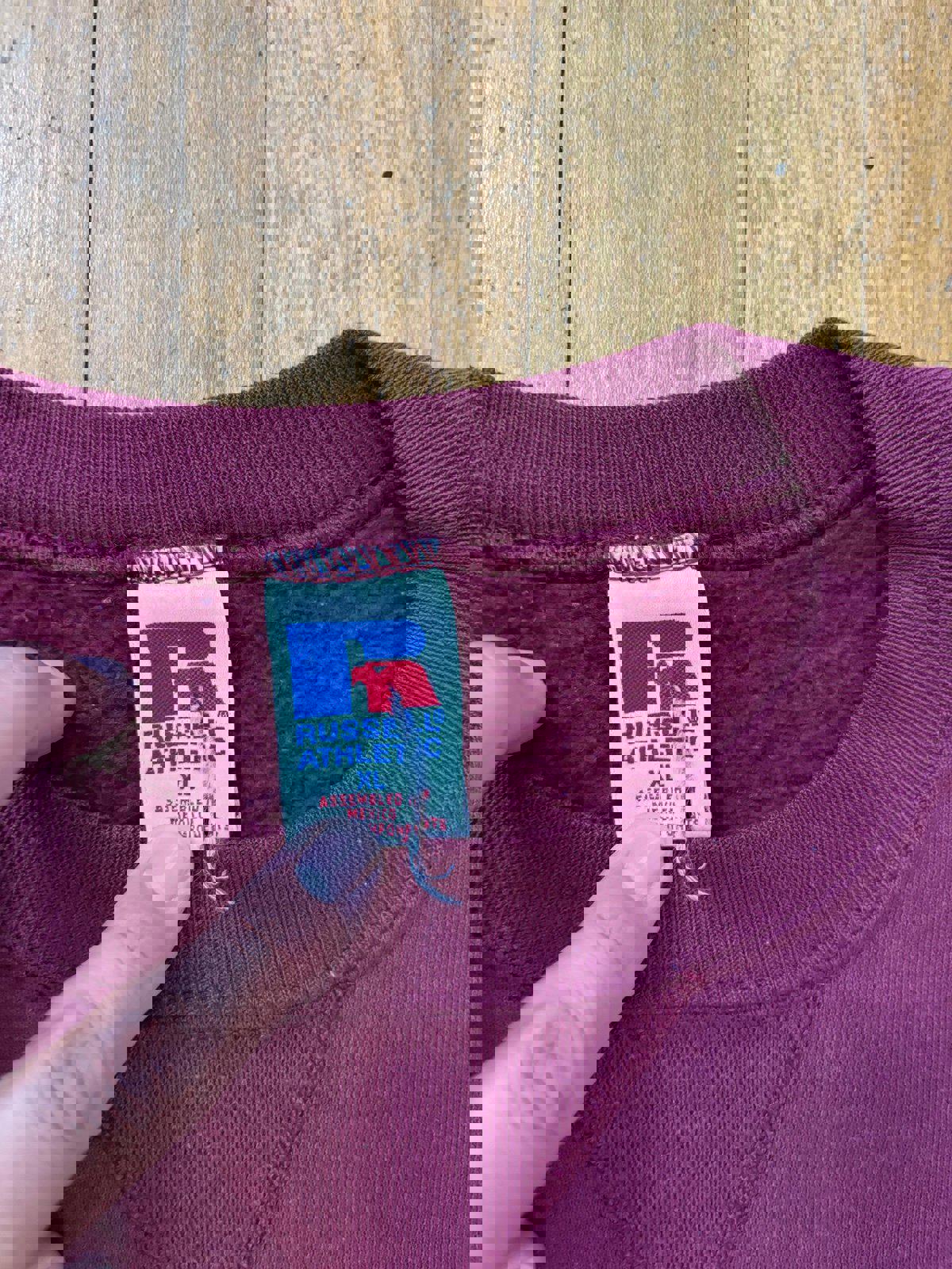 Vintage Maroon Russell Athletic Crewneck