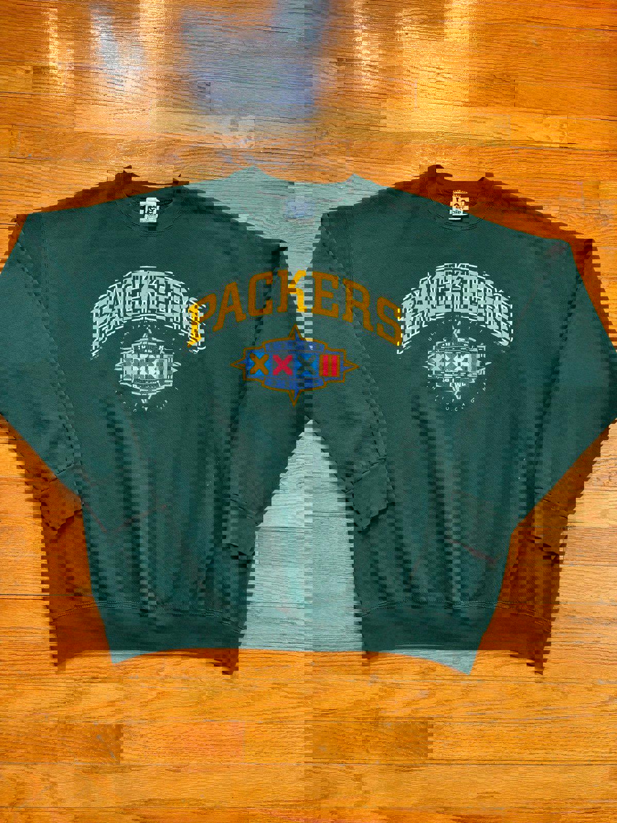 Vintage Green Bay Packers NFL Super Bowl XXXII NFC Champions Crewneck Sweater