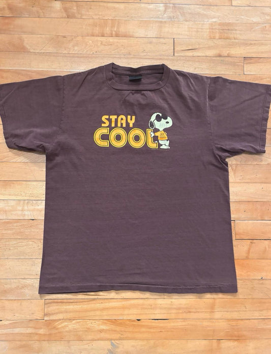Vintage 90s Joe Cool Snoopy "Stay Cool" Changes T-Shirt