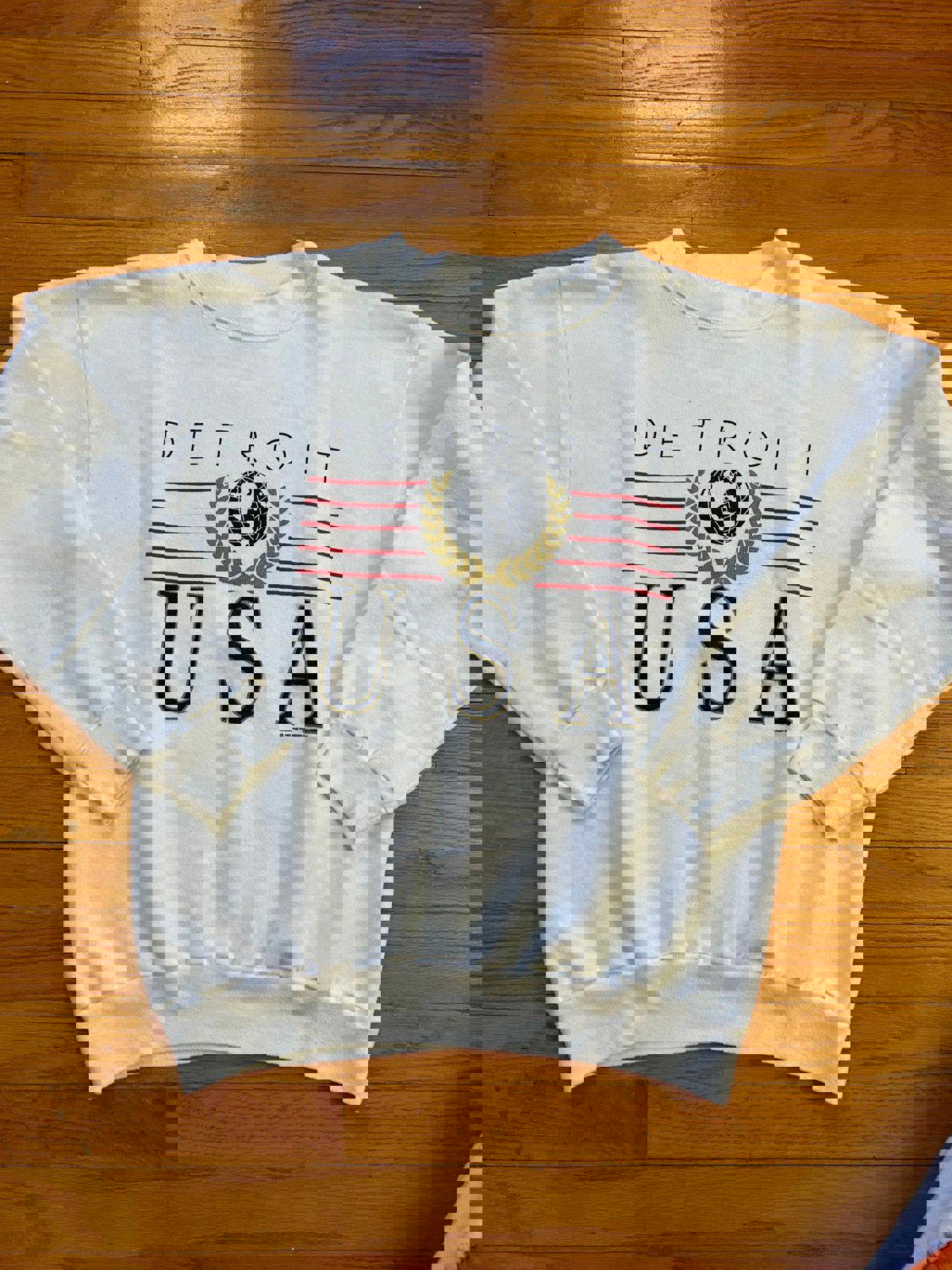 Vintage Detroit Michigan USA Motor City Crewneck