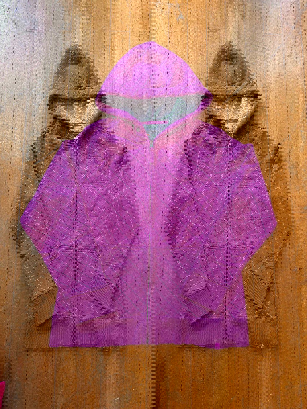 Vintage Nike ACG Pink Purple Fleece Zip Up Hoodie