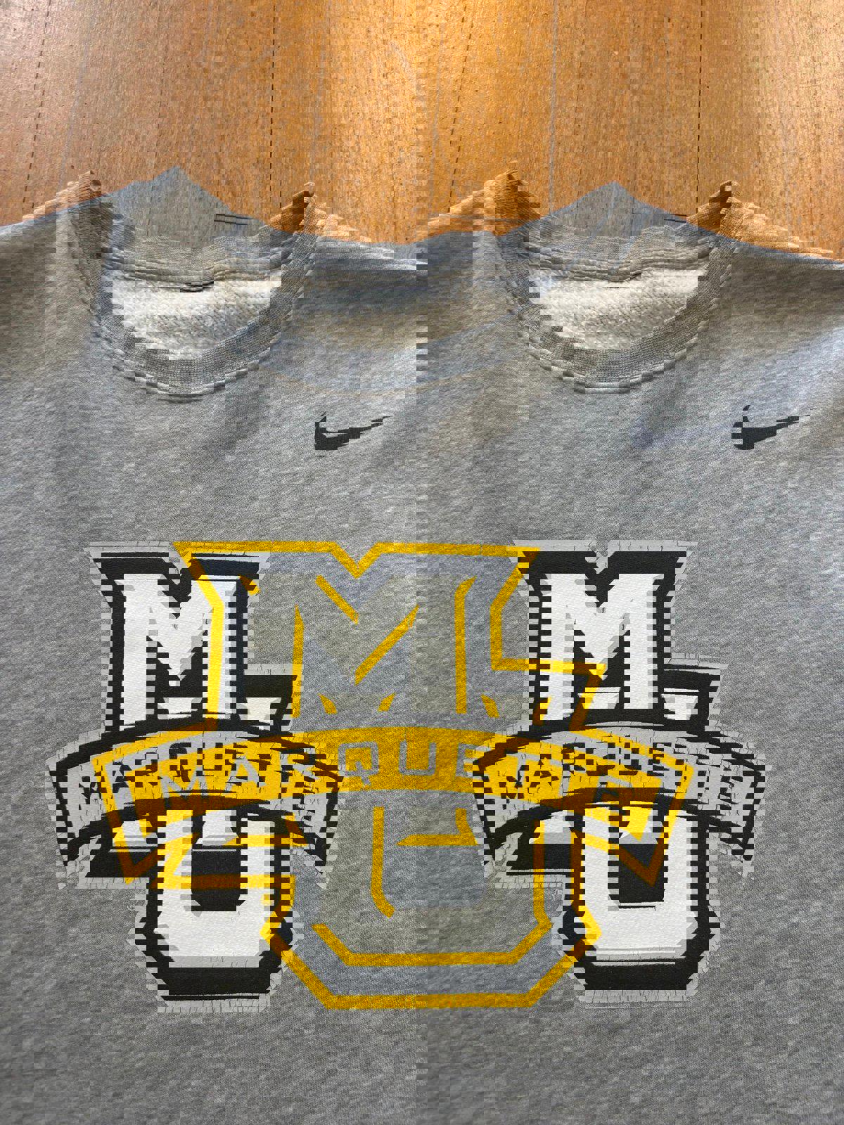 Nike University of Milwaukee Wisconsin Marquette Eagles Crewneck